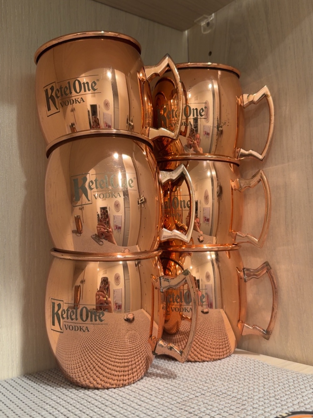 Copper Ketel One Moscow Mule Mug - Set of 6 (Copper)